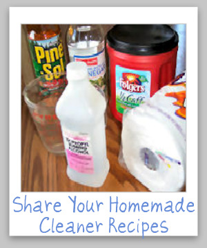 Lots Of Homemade Cleaners Recipes You