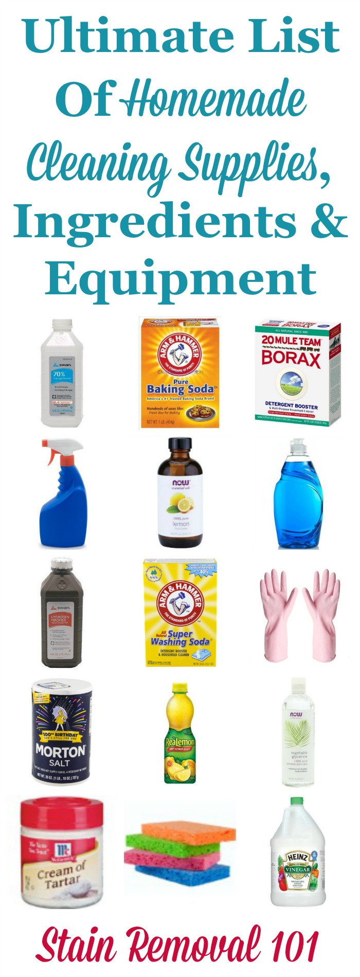 Home cleaning product samples