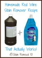 homemade red wine stain remover remover recipe