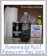 homemade rust remover ingredients