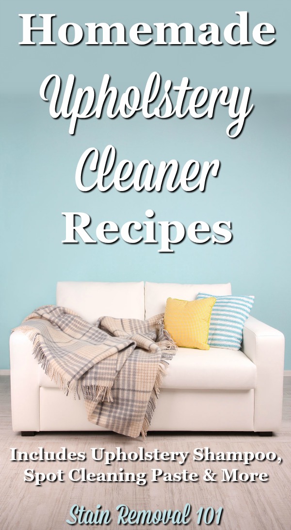 8 Easy-to-Make Car Upholstery Cleaner Recipes