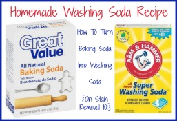 homemade washing soda recipe