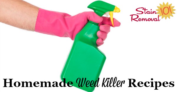 Here is a round up of homemade weed killers for use around your home and garden {on Stain Removal 101}