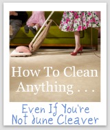 how to clean anything even if you're not June Cleaver