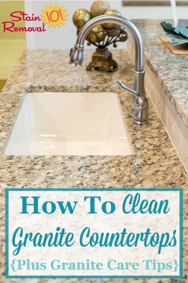 How to disinfect granite kitchen countertops