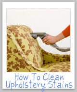 upholstery stains