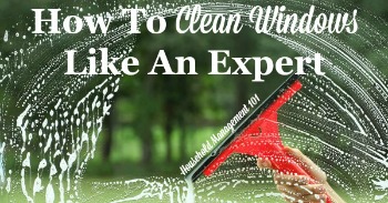 How to clean windows like an expert