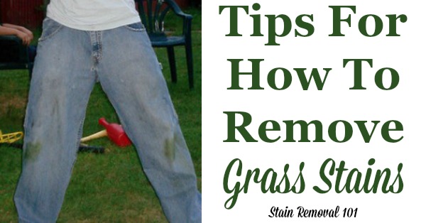 How to get grass stains out of clothes like a pro