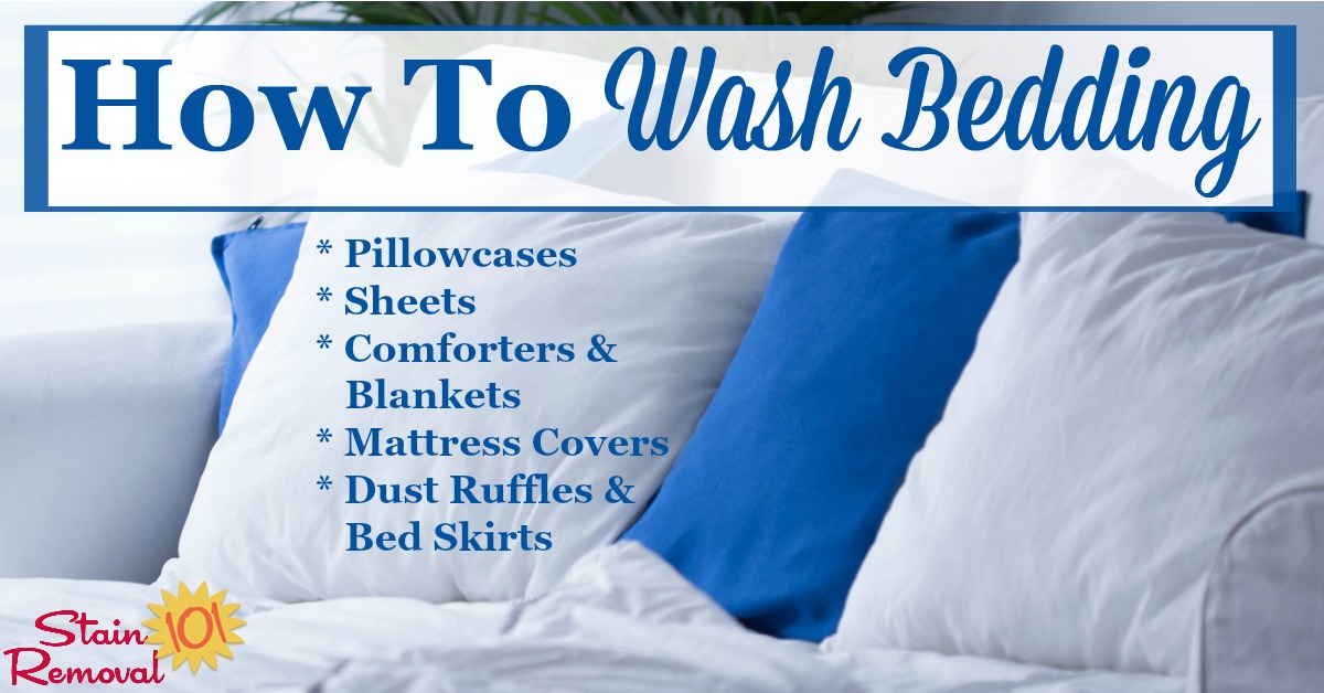 How To Wash Bed Sheets (Step-By-Step Tutorial) 