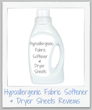 hypoallergenic fabric softener and dryer sheets reviews