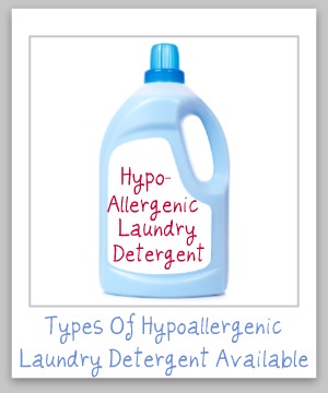 O derradeiro guia de detergente hipoalergénico para roupa, com uma lista de sabonetes de roupa sem cheiro e sem corantes disponíveis, mais revisões relacionadas com ambas as reacções alérgicas mais o quão bem limpam as roupas {on Stain Removal 101}