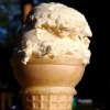 vanilla ice cream cone