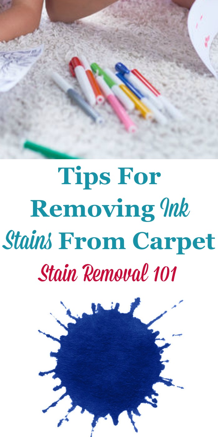 Tips For Removing Ink Stain On Carpet