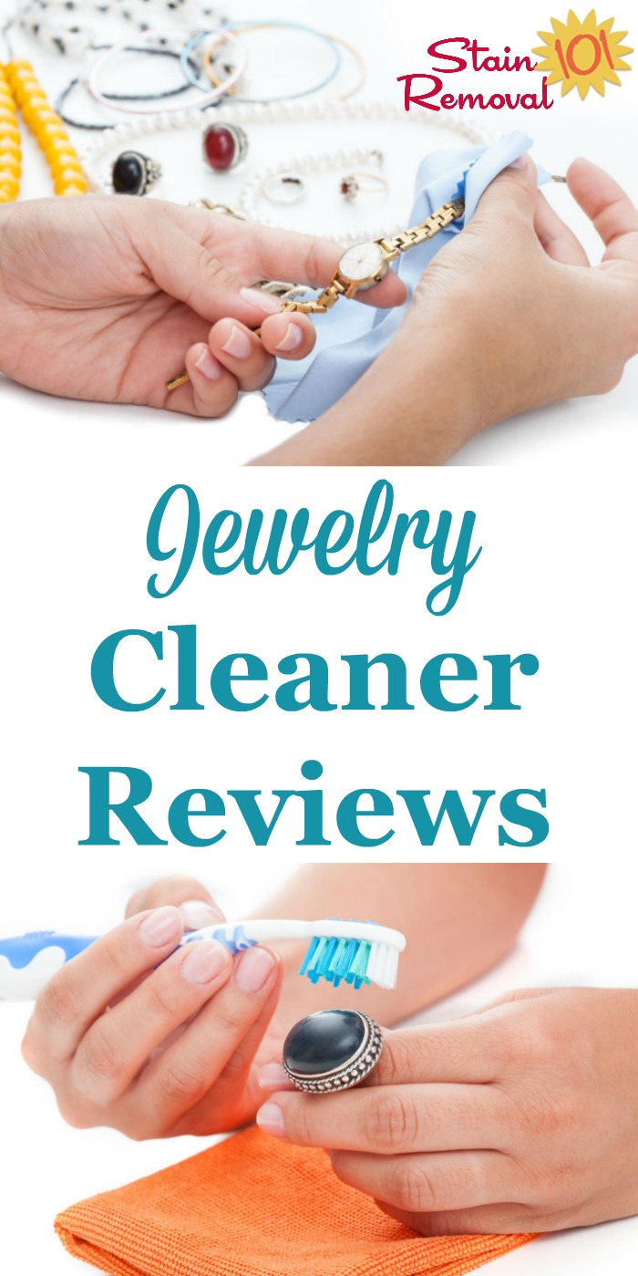 Here is a round up of jewelry cleaner reviews, including reviews of metal cleaners and polishes, as well for precious stones, to find out which products work best and which should stay on the store shelf {on Stain Removal 101}