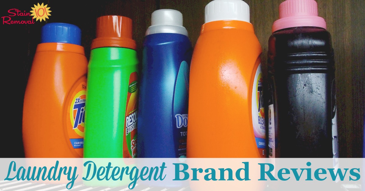 Here is a round up of laundry detergent brand reviews, including both popular and more obscure and harder to find varieties, so you can find the best detergent for your laundry {on Stain Removal 101}