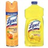 Lysol disinfectant spray plus Lysol cleaner