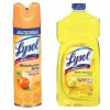 Lysol disinfectant spray plus Lysol cleaner