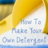 make your own powdered laundry detergent