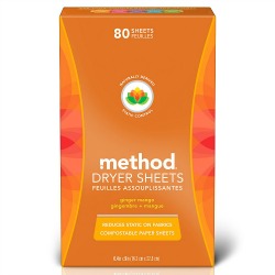 Method dryer sheets