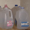 empty milk jugs