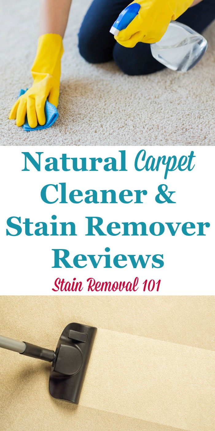 Here is a round up of natural carpet cleaners and stain removers reviews to find out which green and eco-friendly products really work for cleaning carpet and removing carpet stains. It includes reviews of both spot removers and large area cleaners {on Stain Removal 101}