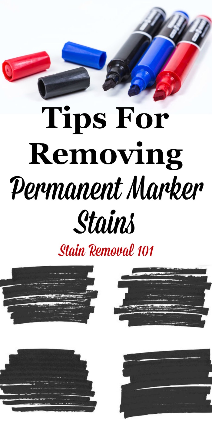 Removing Permanent Marker Stains: Tips And Tricks You Can Use