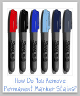 removing permanent marker stains