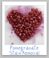 pomegranate stain removal