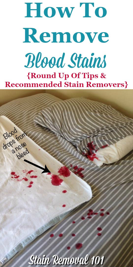 How to Clean Blood Stains