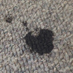 grease spot on carpet