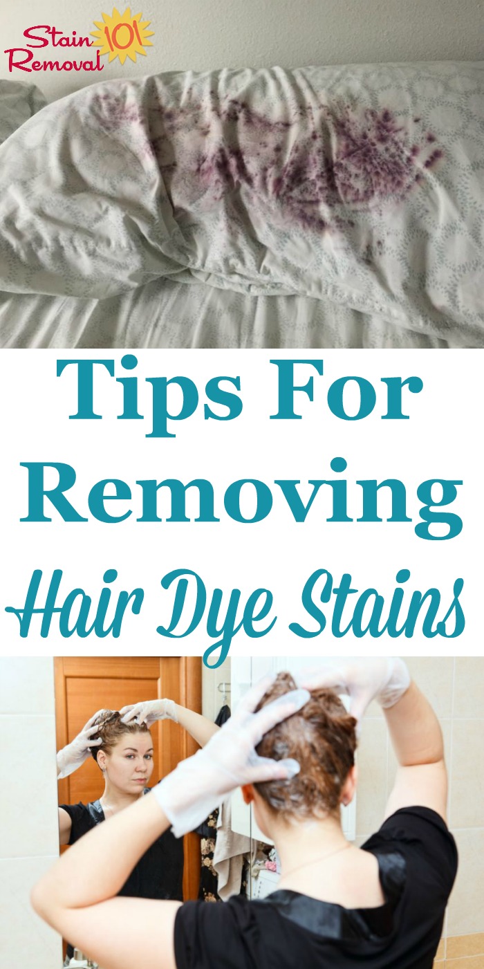 Hair Dye Removal Tips For Clothes, Carpet & Other Fibers