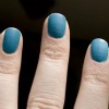 blue nail polish