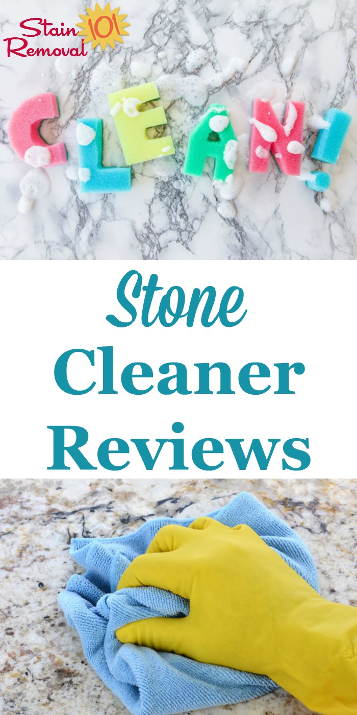 Here is a round up of stone cleaner reviews to find out which products work best for cleaning stone such as marble, granite, limestone, slate and sandstone, and which should stay on the store shelf {on Stain Removal 101}