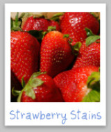 strawberry juice stains