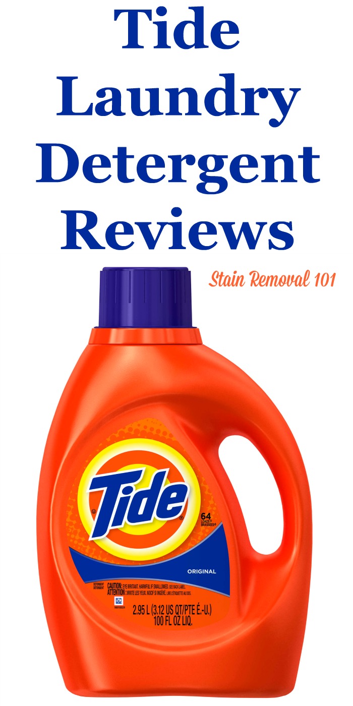 Here is a comprehensive guide about Tide detergent, including reviews and ratings of this brand of laundry supply, including different scents and varieties {on Stain Removal 101}
