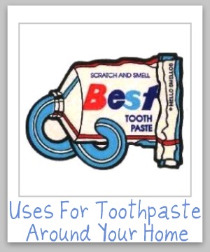 uses for toothpaste