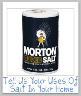 uses of salt around your home