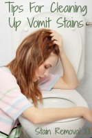 How to remove vomit stains from carpet