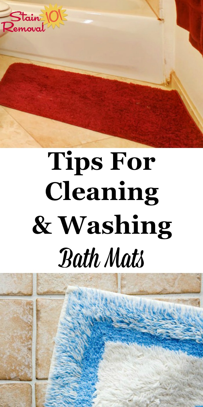 Tips For Cleaning Washing Bath Mats, How To Clean Bathtub Mat Marks