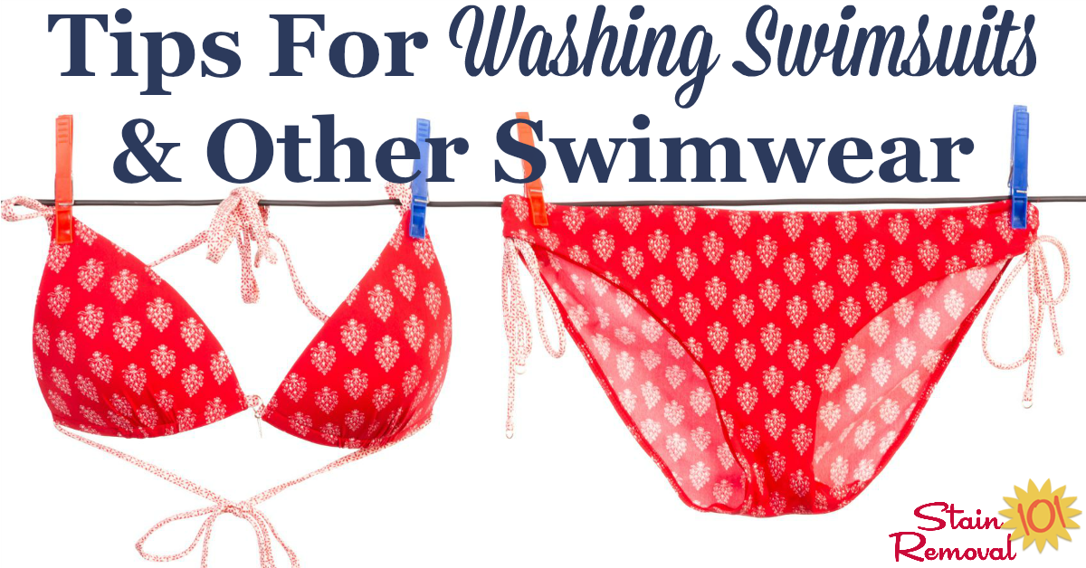 How to wash your swimsuits