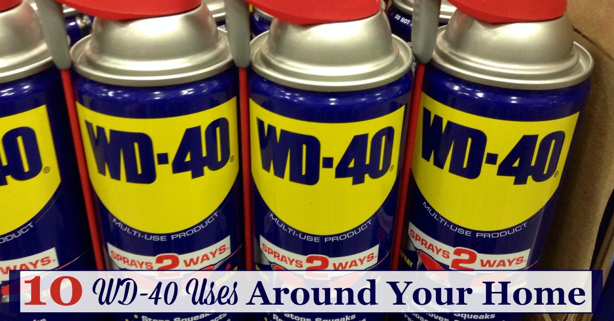 Here are 10+ WD-40 uses throughout your home, as a household remedy for cleaning, stain removal and more {on Stain Removal 101}