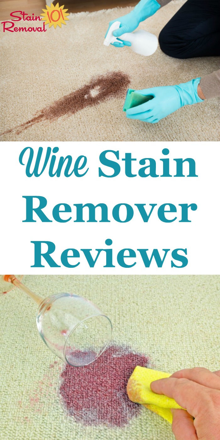 Here is a round up of wine stain remover reviews for several different brands, so you can find out which ones work best on various surfaces including clothing, upholstery, carpet and more when your wine spills {on Stain Removal 101}