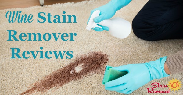Here is a round up of wine stain remover reviews for several different brands, so you can find out which ones work best on various surfaces including clothing, upholstery, carpet and more when your wine spills {on Stain Removal 101}