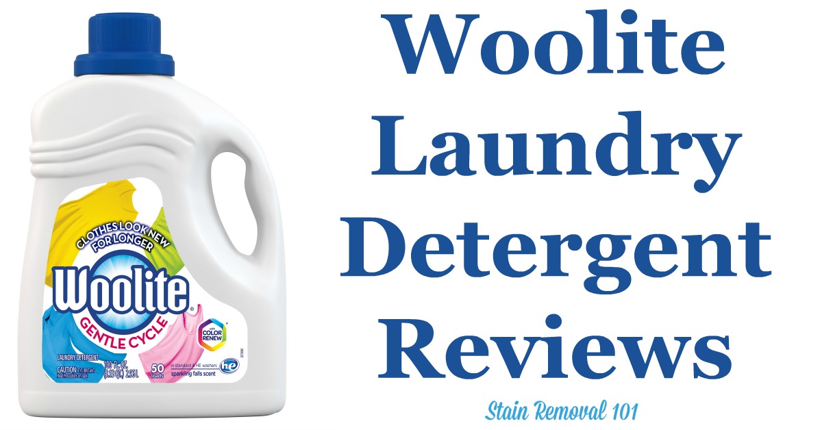 Here is a comprehensive guide about Woolite detergent, for delicate fabrics as well as other fabrics, including reviews and ratings of this brand of laundry supply for different scents and varieties {on Stain Removal 101}