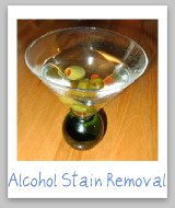 stain removal alcohol