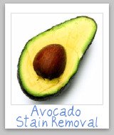 stain removal avocado