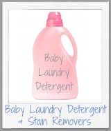 baby laundry detergent and stain removers