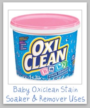 Baby Oxiclean Stain Soaker & Remover Uses