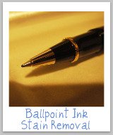 remove ballpoint pen stain