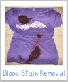 blood stained t-shirt